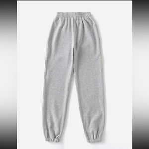Gray sweat pants